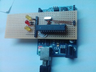 Circuito programador con arduino